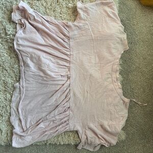 light pink flowy we the free top
